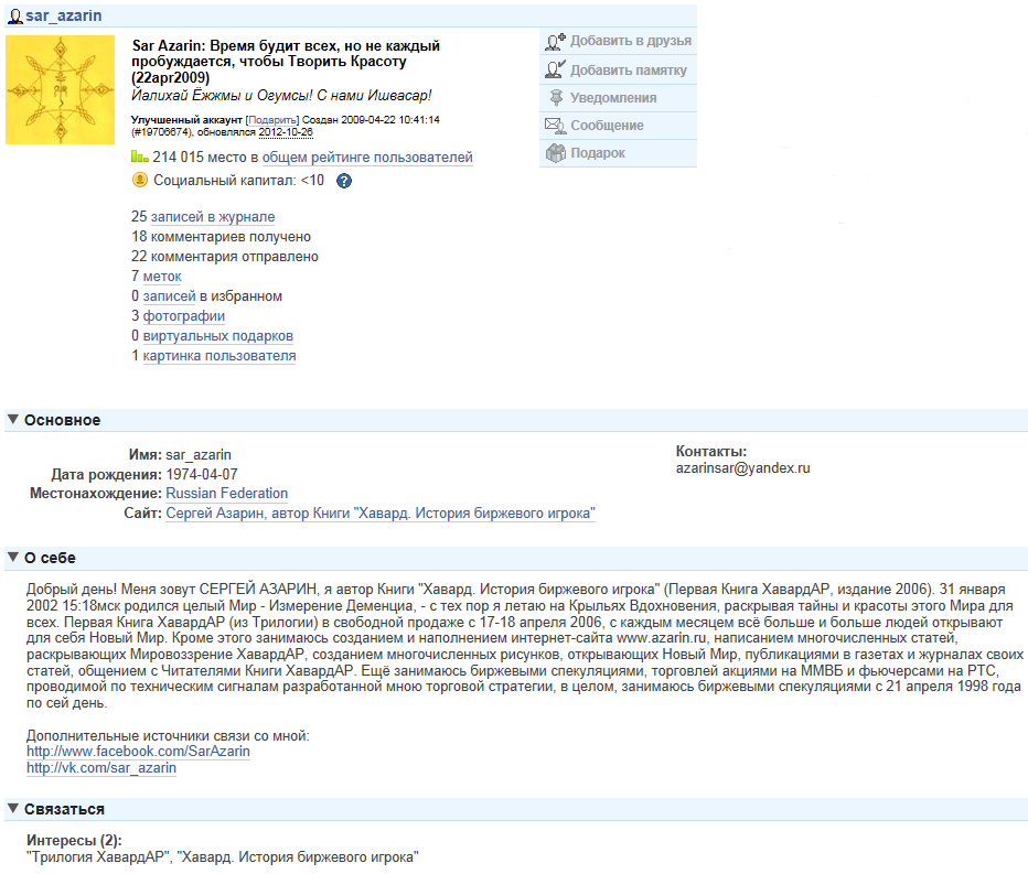 Sar-Azarin.LiveJournal.com